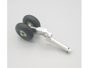 Top-Design CNC Suspension Nose Landing Gear Strut With Twin Wheel 130mm - (5.0)